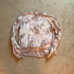 Tie dye neutral very soft crew neck